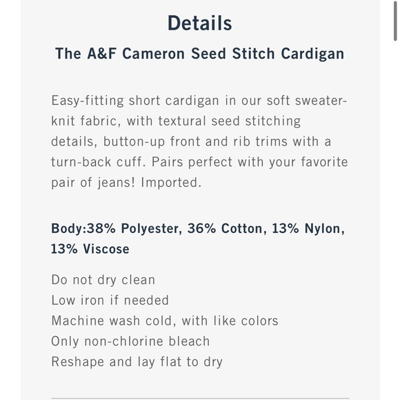 Abercrombie & Fitch Brown Cardigan Sweater - Picture 6 of 10